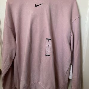 Nike Sportswear Essential Collection Women's Pink Washed Fleece Hoodie